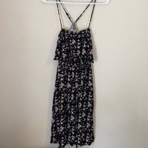 FOREVER21 Contemporary Black and White Dress